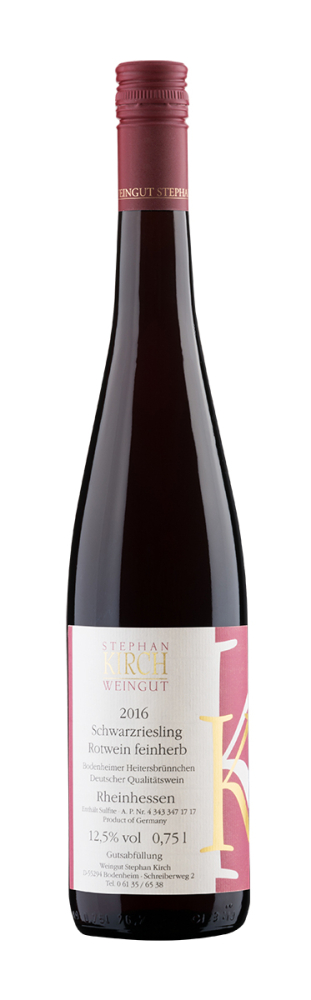 Schwarzriesling Rotwein